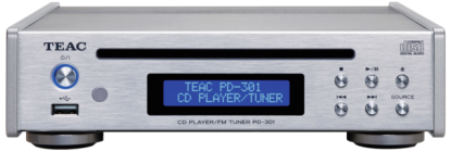 Teac PD-301DAB | Odtwarzacz CD / tuner DAB / FM | Srebrny
