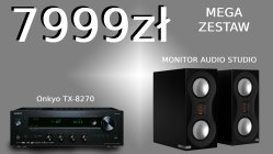 Onkyo TX-8270 + Monitor Audio Studio | Zestaw stereo | DOSTĘPNE OD RĘKI !!! 
