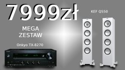 Onkyo TX-8270 + KEF Q550 | Zestaw stereo | DOSTĘPNE OD RĘKI !!! 