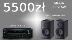 Onkyo TX-8270 + Heco Aurora 300 | Zestaw stereo | DOSTĘPNE OD RĘKI !!! 